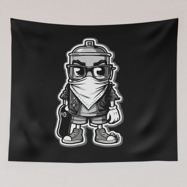 Item preview, Spraycan Skateboarder designed and sold by PhansCustoms.