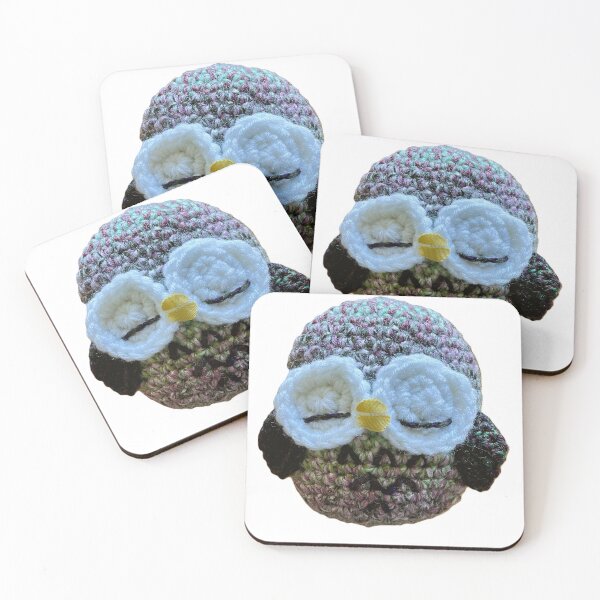 Item preview, Amigurumi crochet sleepy owl designed and sold by karenadams.