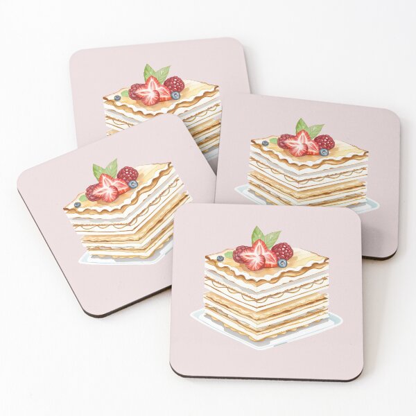 Item preview, Cream cake with berries  designed and sold by Wildflowerfae.