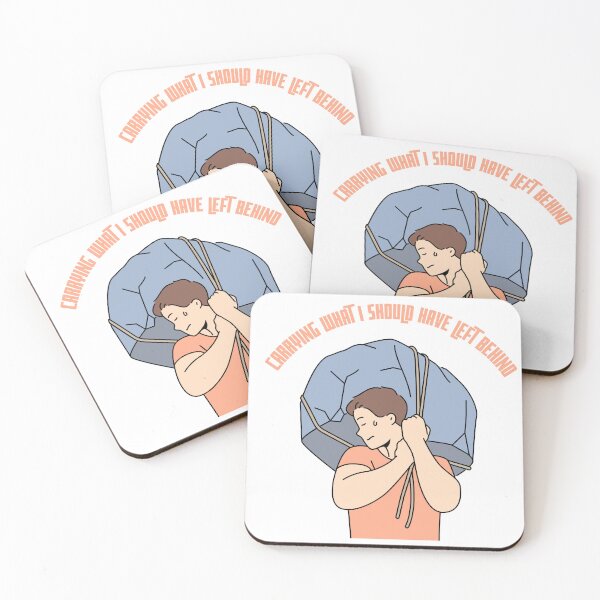 Item preview, Carrying What I Should Have Left Behind – Emotional Burden Art  designed and sold by MOTAS Graphics .
