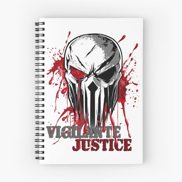 Item preview, Vigilante Justice Skull – Dark Antihero Graphic designed and sold by SkullTroops.