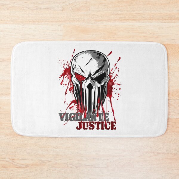 Item preview, Vigilante Justice Skull – Dark Antihero Graphic designed and sold by SkullTroops.