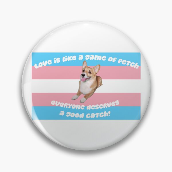 Artikel-Vorschau von Liebe ist ein Apportierspiel (Trans Pride), designt und verkauft von Queer-Corgi.
