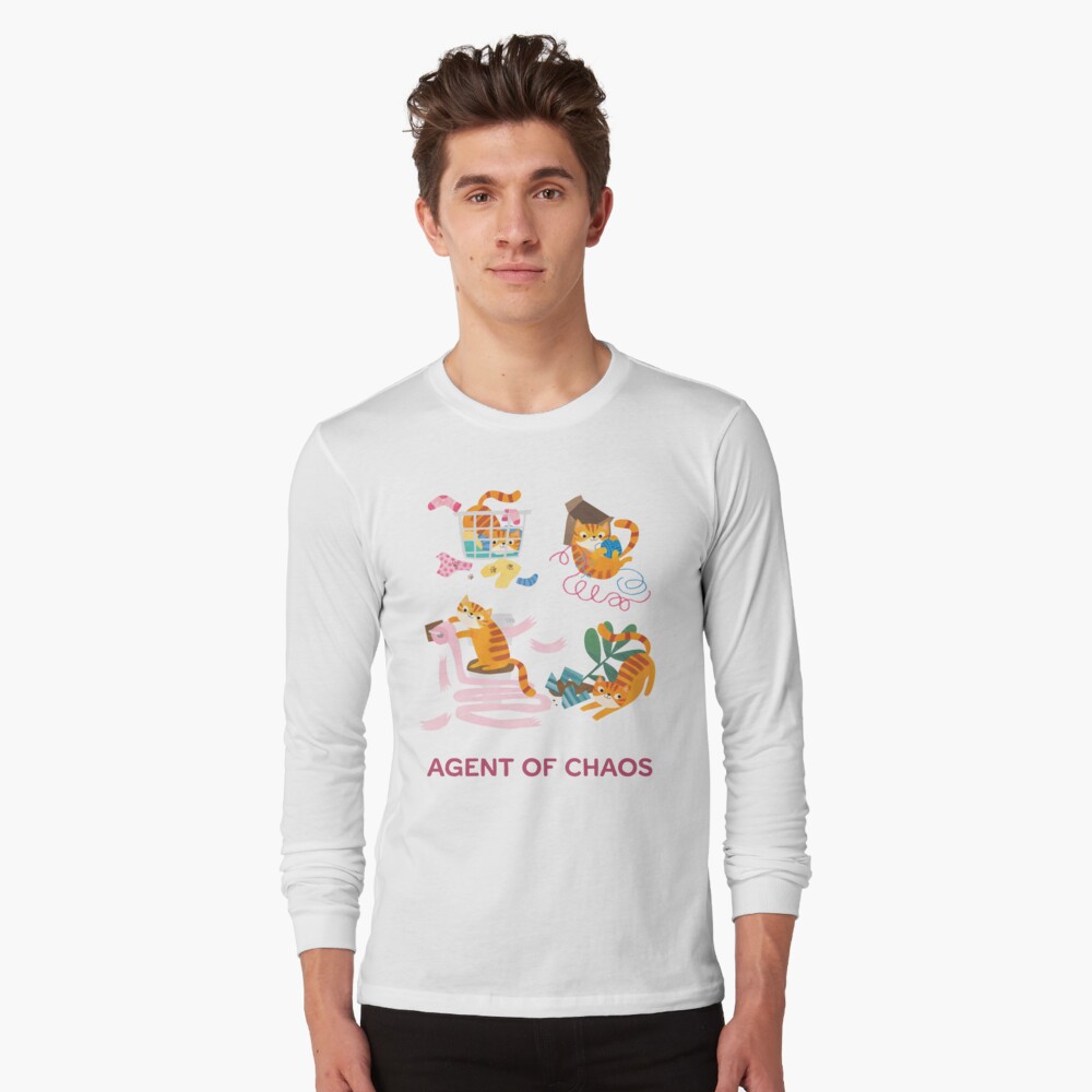 Item preview, Long Sleeve T-Shirt designed and sold by PlanetCatArt.