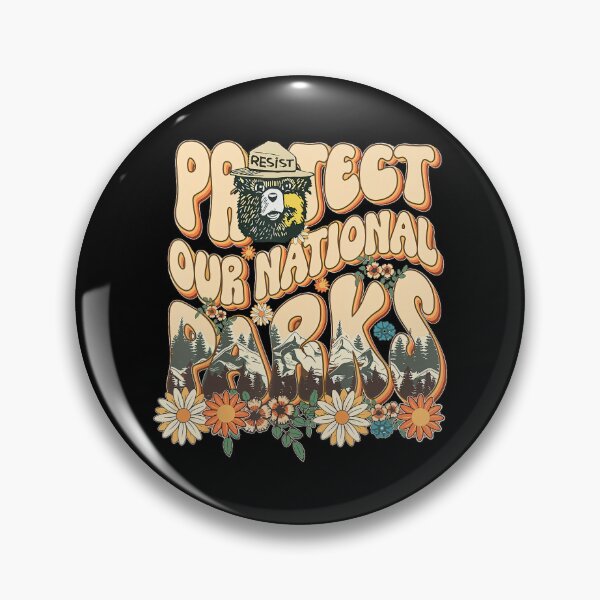 Item preview, Floral Protect Our National Parks Retro Nature Conservation designed and sold by GrulkeNedrow.