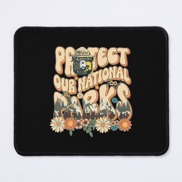 Item preview, Floral Protect Our National Parks Retro Nature Conservation designed and sold by GrulkeNedrow.