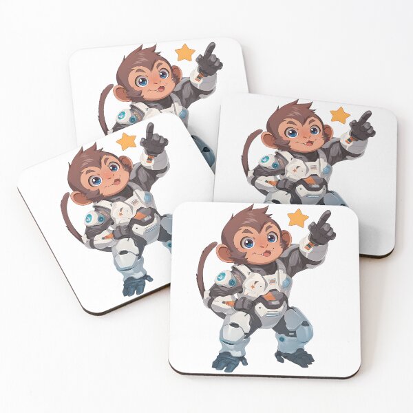 Item preview, Cute Space Monkey designed and sold by bapupa.