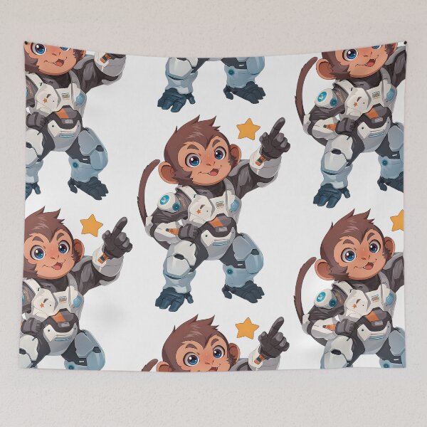 Item preview, Cute Space Monkey designed and sold by bapupa.