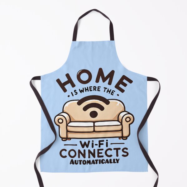 Item preview, home is where the wifi connects automatically designed and sold by TSQ.