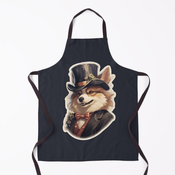 Item preview, Aristocratic Dog in a Suit – Victorian Canine Portrait designed and sold by Hakubiya.