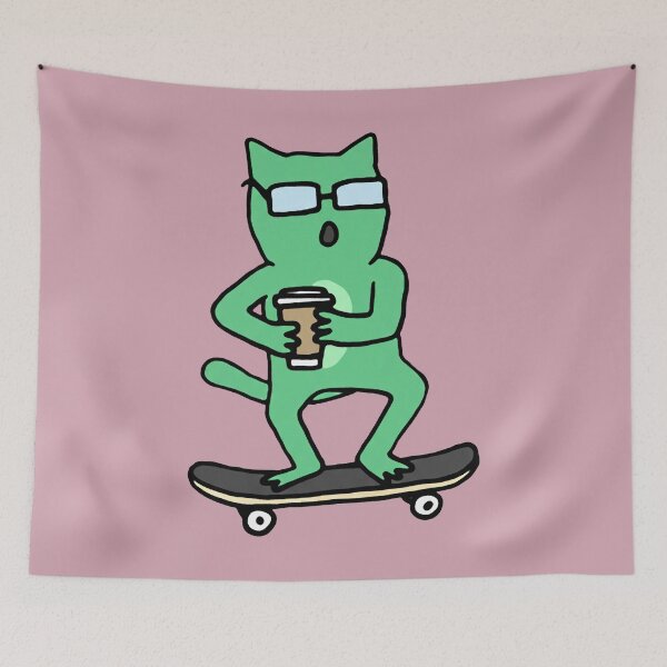Item preview, Caffeine Cruise Cat designed and sold by zzz888.