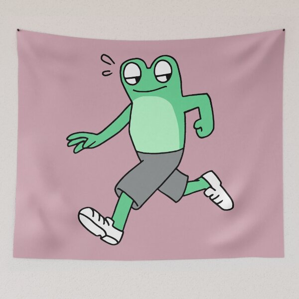 Item preview, Tired Frog Jogging designed and sold by zzz888.