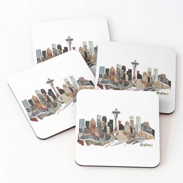 Item preview, Seattle Skyline Vibes designed and sold by caracatita75.