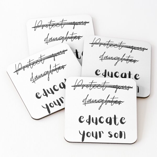 Item preview, Protect your daughter, educate your son.  designed and sold by NoPrintsLikeHome.