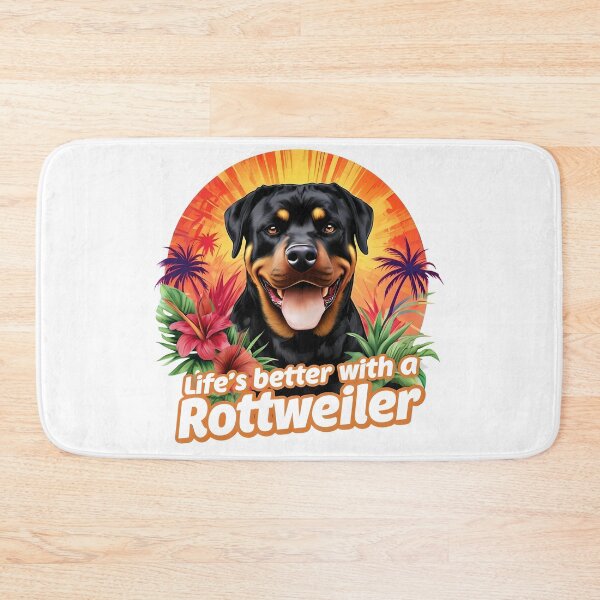 Item preview, "Life's better with a Rottweiler"  designed and sold by MountAshDesigns.