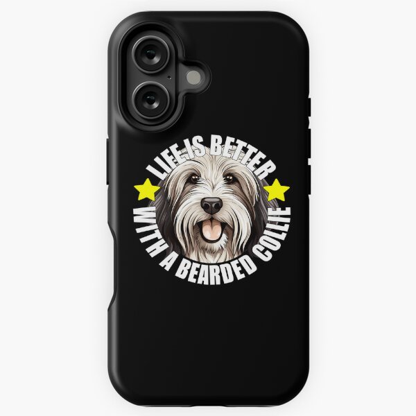 Item preview, Bearded Collie Life Is Better With A Dog Happy Puppy designed and sold by RoyAGreen.