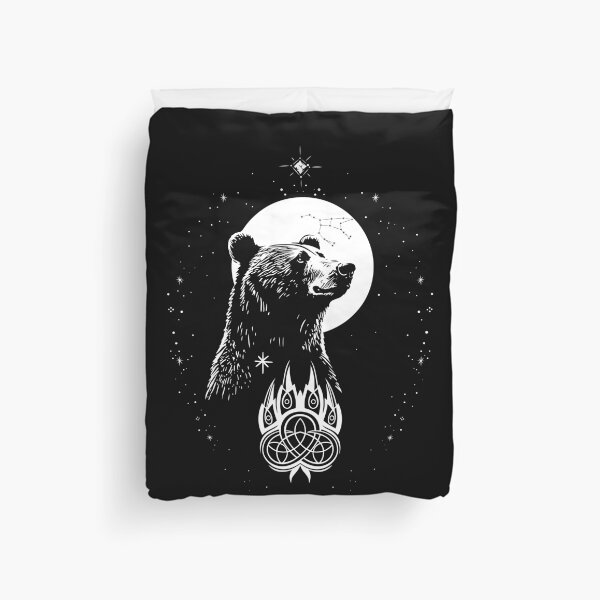 Item preview, Mystical Bear – Ursa Major & Moon Symbol designed and sold by Christine Krahl.