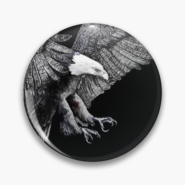 Item preview, BALD EAGLE - black and white sea eagle shirt designed and sold by Danicus666.