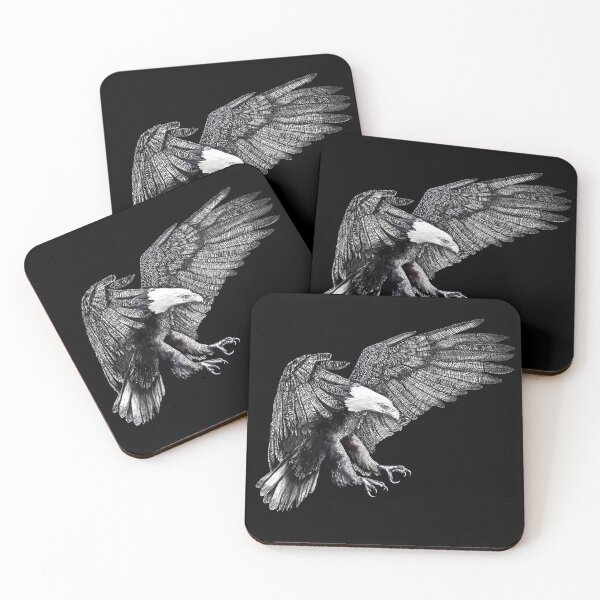 Item preview, BALD EAGLE - black and white sea eagle shirt designed and sold by Danicus666.
