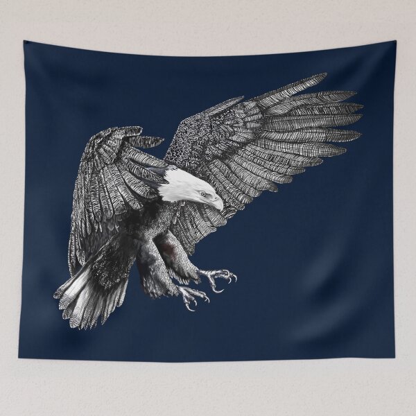 Item preview, BALD EAGLE - black and white sea eagle shirt designed and sold by Danicus666.