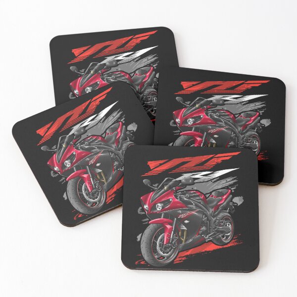 Item preview, Yamaha YZF-R1 2013 (Rapid Red & Raven) for Motorcycle Riders designed and sold by MotoApparelHub.