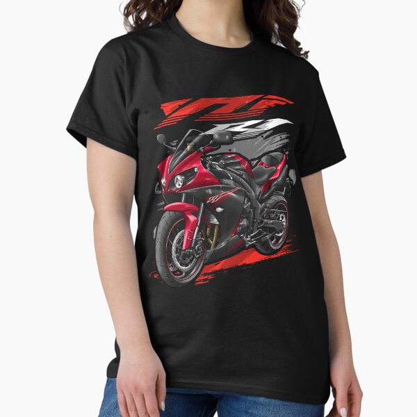 Item preview, Yamaha YZF-R1 2013 (Rapid Red & Raven) for Motorcycle Riders designed and sold by MotoApparelHub.