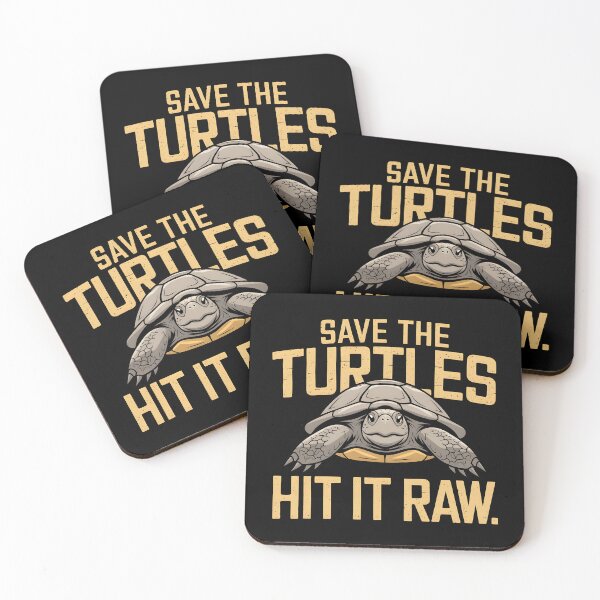 Item preview, Save The Turtles Hit It Raw designed and sold by AniArtPL.