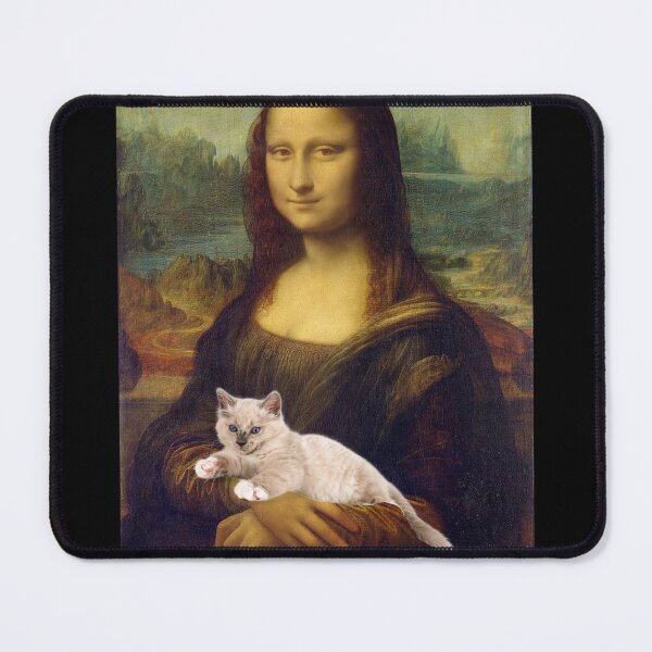 Item preview, Proud Cat Lady - Mona Lisa With a Cat designed and sold by Cat Babe.