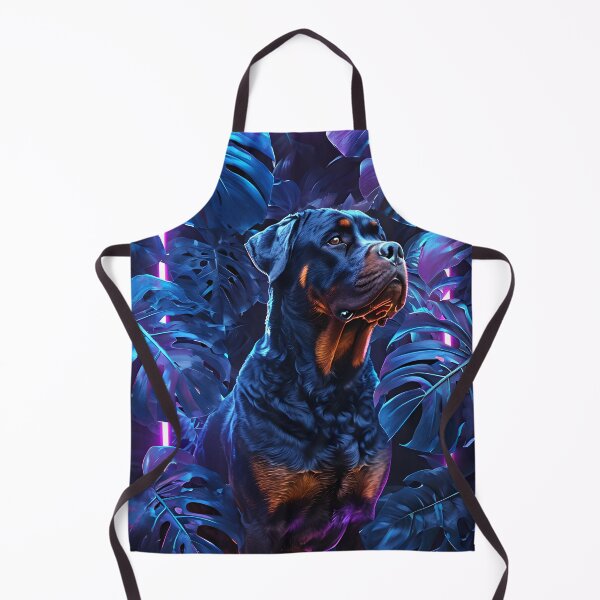Item preview, Rottweiler Vibrant Monstera designed and sold by MountAshDesigns.