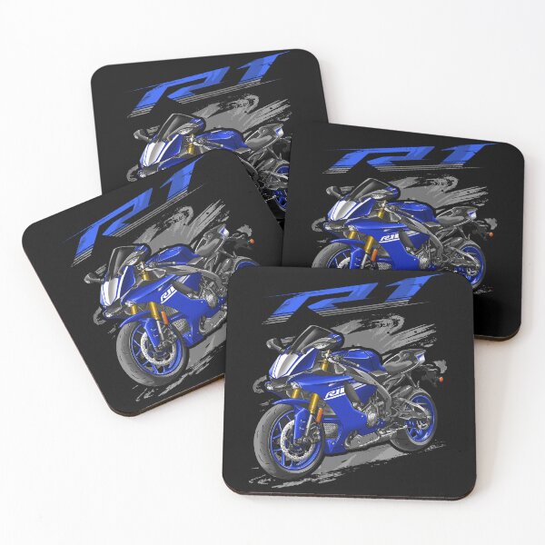 Item preview, Yamaha YZF-R1 2017 (Race Blue) for Motorcycle Riders designed and sold by MotoApparelHub.