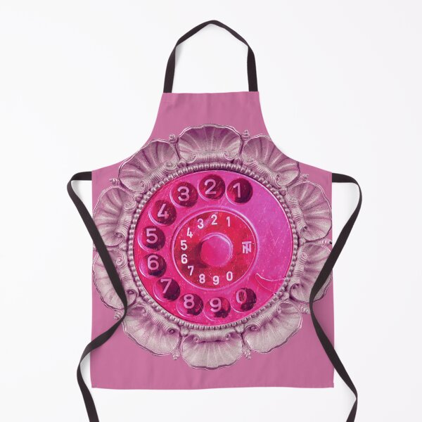 Item preview, Oddcore phone dial, pink vintage rotary telephone designed and sold by suekieper.
