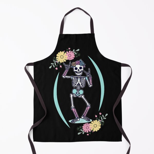 Item preview, Skeleton with Floral headband rocking on designed and sold by Fr0mtheMachine.