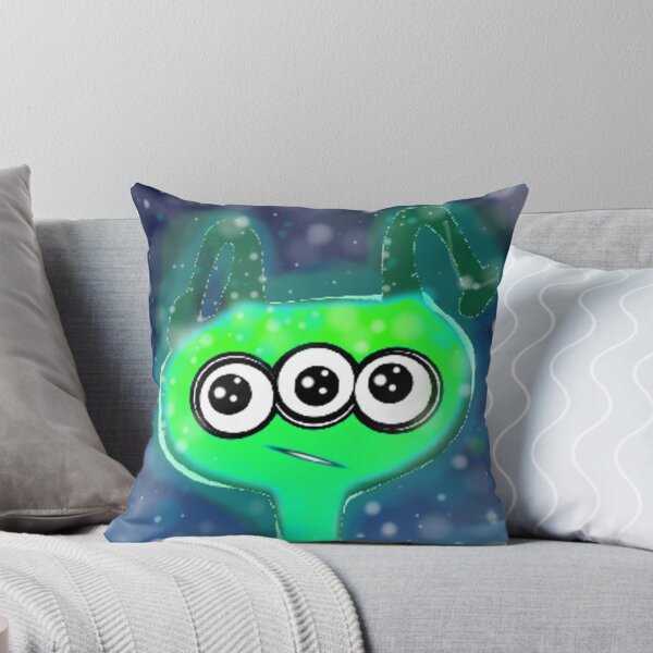 Item preview, Green Glowing Alien in Starry Space designed and sold by Nalinne Jones.