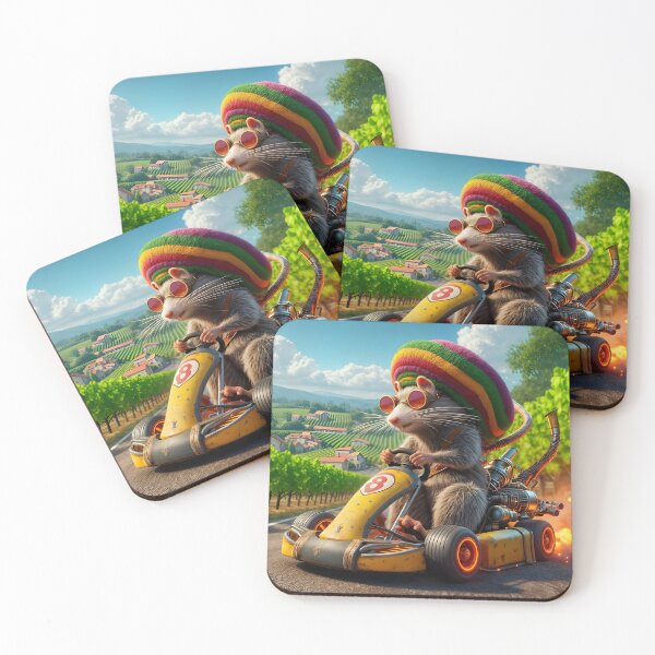 Item preview, Kart racing - rasta field mouse designed and sold by Nopasaran-Tsin.