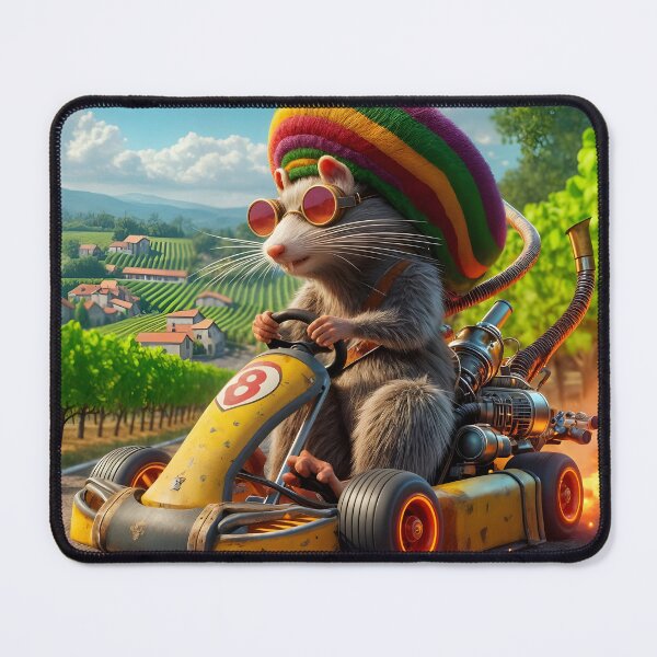 Item preview, Kart racing - rasta field mouse designed and sold by Nopasaran-Tsin.