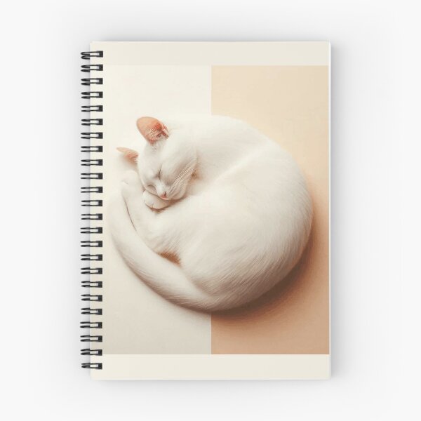Item preview, White Cat Sleeping Peacefully designed and sold by IZiets.