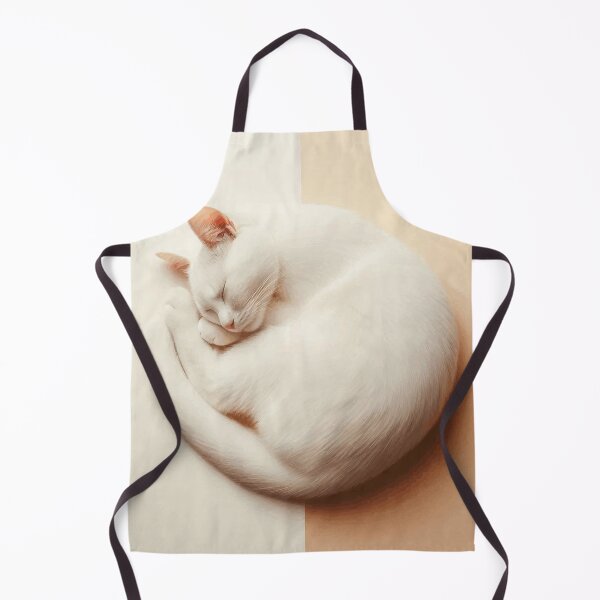 Item preview, White Cat Sleeping Peacefully designed and sold by IZiets.