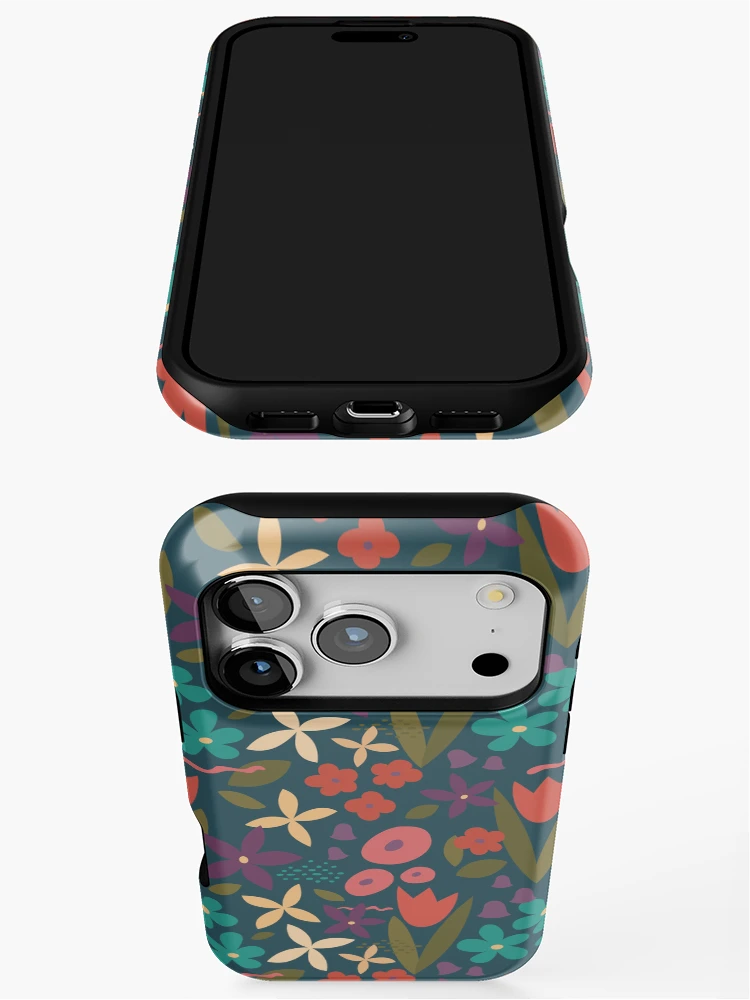 Thumbnail 3 of 4, iPhone Case, Call it spring! (Spring Pattern 3) designed and sold by Melanie Penndorf.