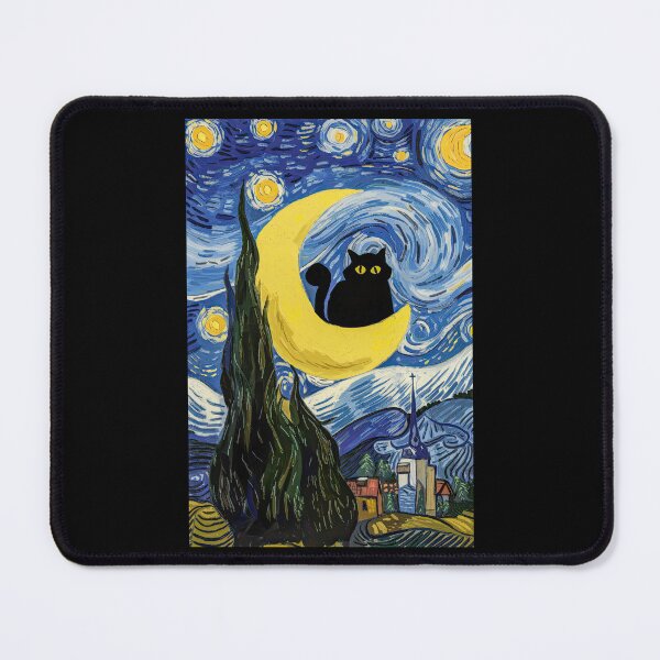 Item preview, Starry Night Cat designed and sold by Angry Swan Designs.