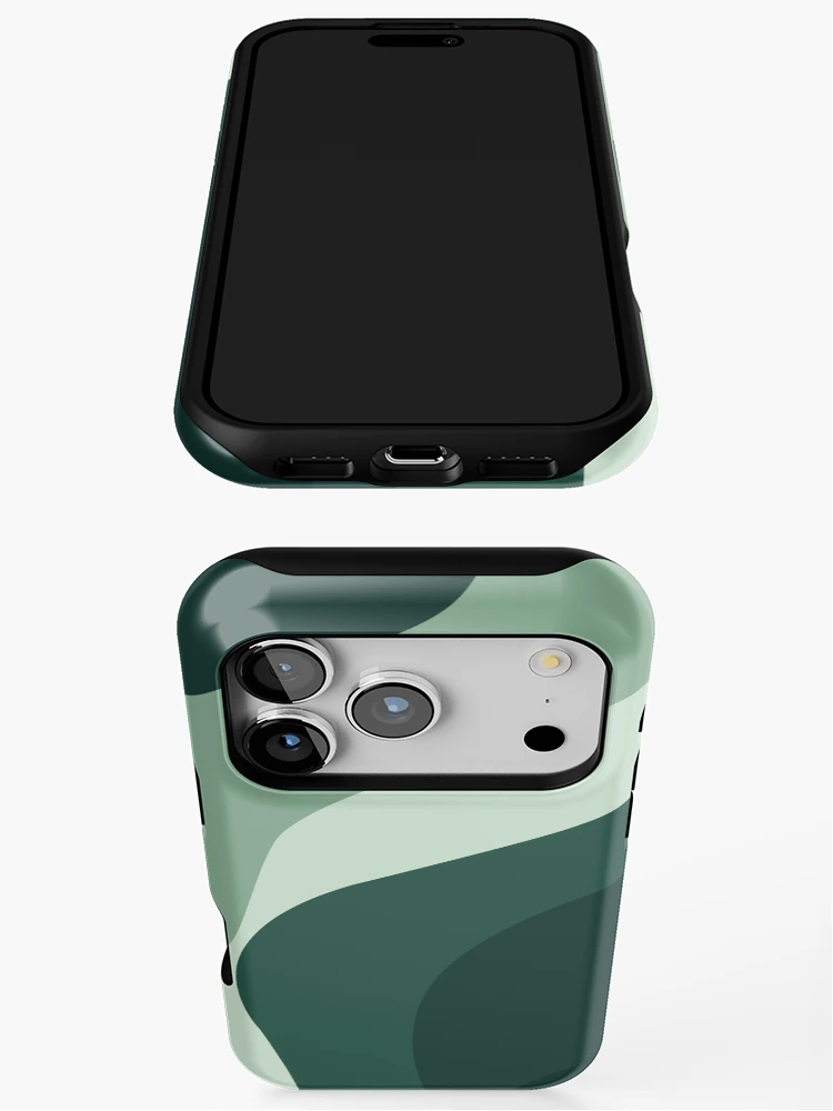 Thumbnail 3 of 4, iPhone Case, Earthy Layered Abstract Design designed and sold by Patternfluent.