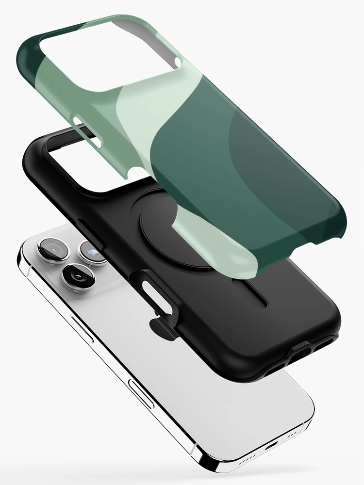 Thumbnail 2 of 4, iPhone Case, Earthy Layered Abstract Design designed and sold by Patternfluent.