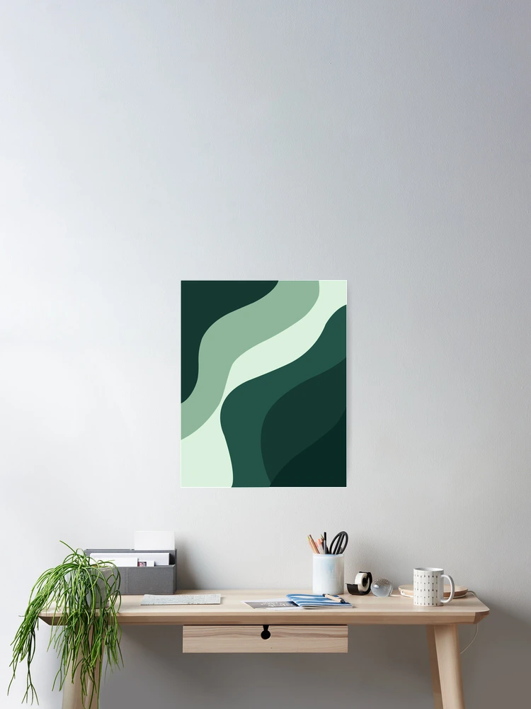 Thumbnail 2 of 3, Poster, Earthy Layered Abstract Design designed and sold by Patternfluent.