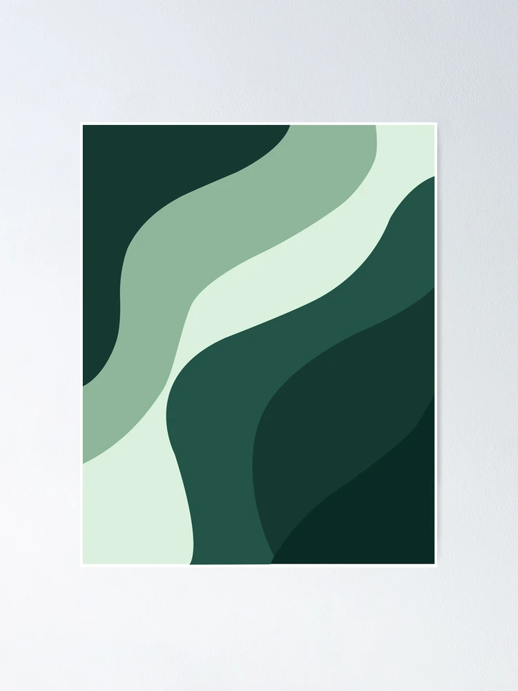 Thumbnail 1 of 3, Poster, Earthy Layered Abstract Design designed and sold by Patternfluent.