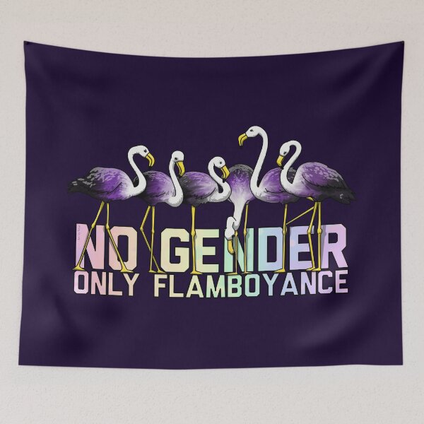 Item preview, No Gender Only Flamboyance designed and sold by Art by Veya.