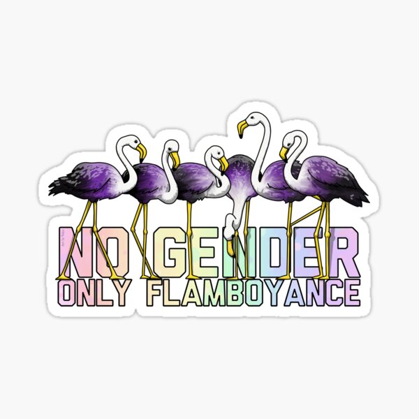 Item preview, No Gender Only Flamboyance designed and sold by Art by Veya.