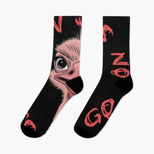 Item preview, Funny Ostrich with text 'Brain Says No Legs Say Go'.  Sarcastic Running Meme designed and sold by Tomasz  Siennicki.