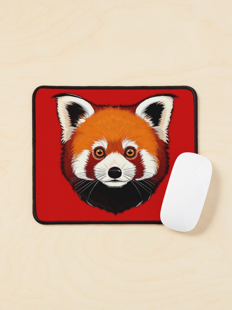 Thumbnail 1 von 5, Mauspad, Red Panda designt und verkauft von chillyoo-shop.