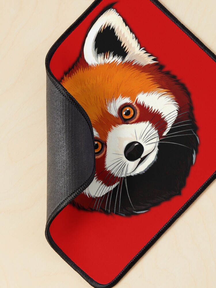 Thumbnail 2 von 5, Mauspad, Red Panda designt und verkauft von chillyoo-shop.