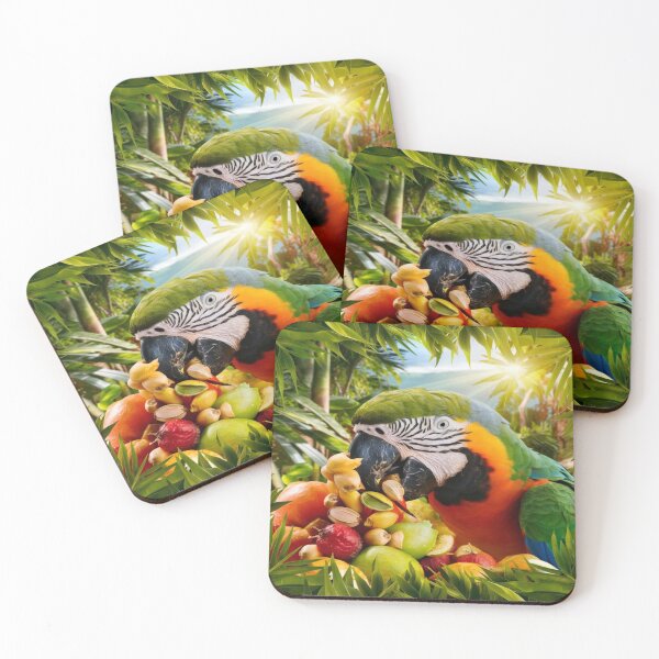 Item preview, Papageien und Essen designed and sold by Collection de trésors .