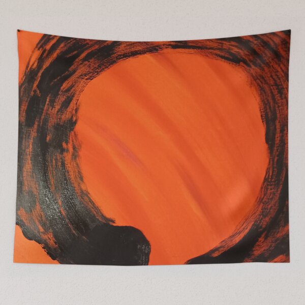 Item preview, Enso of Fire – Abstract Zen Art designed and sold by Carlos Cayuela.